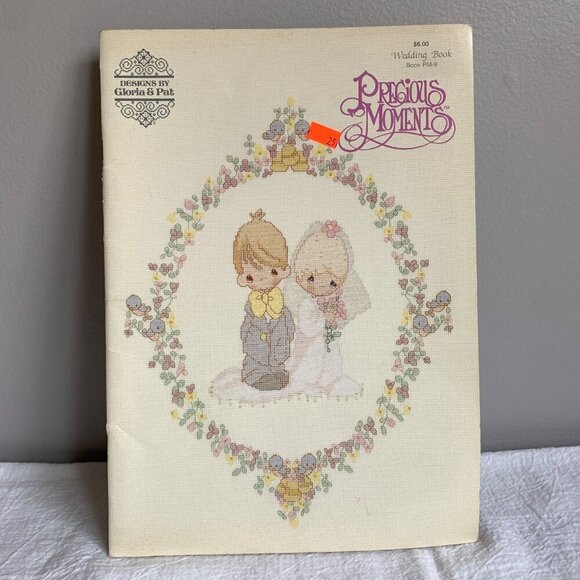 Precious Moments Wedding Book Cross Stitch Pattern - Picture 1 of 2